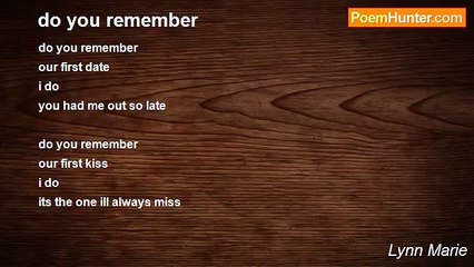 Lynn Marie - do you remember