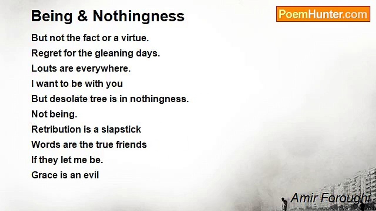 Amir Foroughi - Being & Nothingness