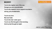 Janis Land Raymer - #43051