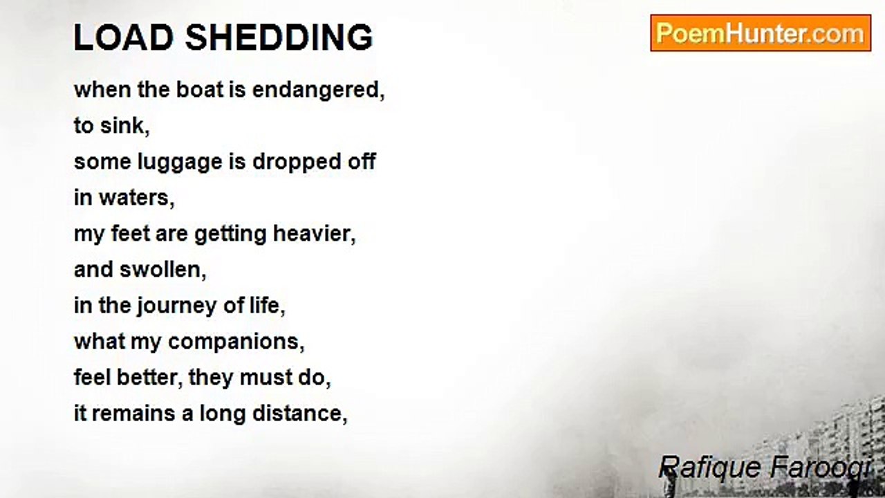 Rafique Farooqi - LOAD SHEDDING