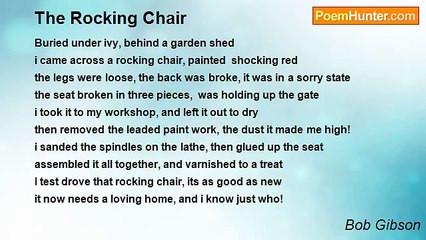 Bob Gibson - The Rocking Chair