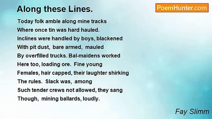 Fay Slimm - Along these Lines.