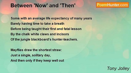 Tony Jolley - Between 'Now' and 'Then'