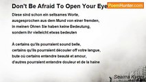 Seairra Kyger - Don't Be Afraid To Open Your Eyes