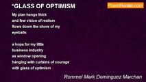 Rommel Mark Dominguez Marchan - *GLASS OF OPTIMISM