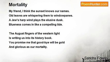 Sandra Fowler - Mortality