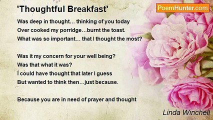 Linda Winchell - 'Thoughtful Breakfast'