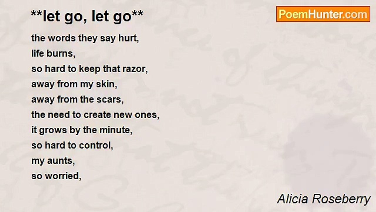 Alicia Roseberry - **let go, let go**