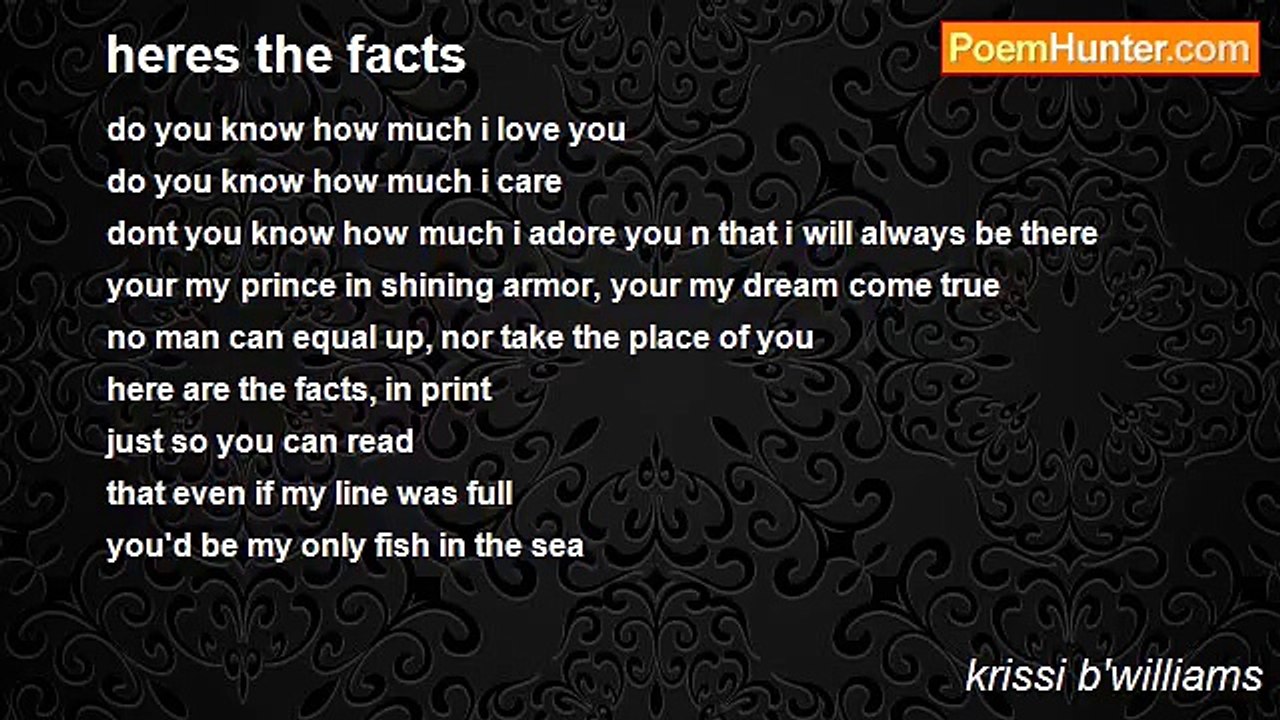 krissi b'williams - heres the facts