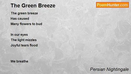 Persian Nightingale - The Green Breeze