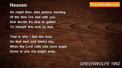 GREENWOLFE 1962 - Heaven