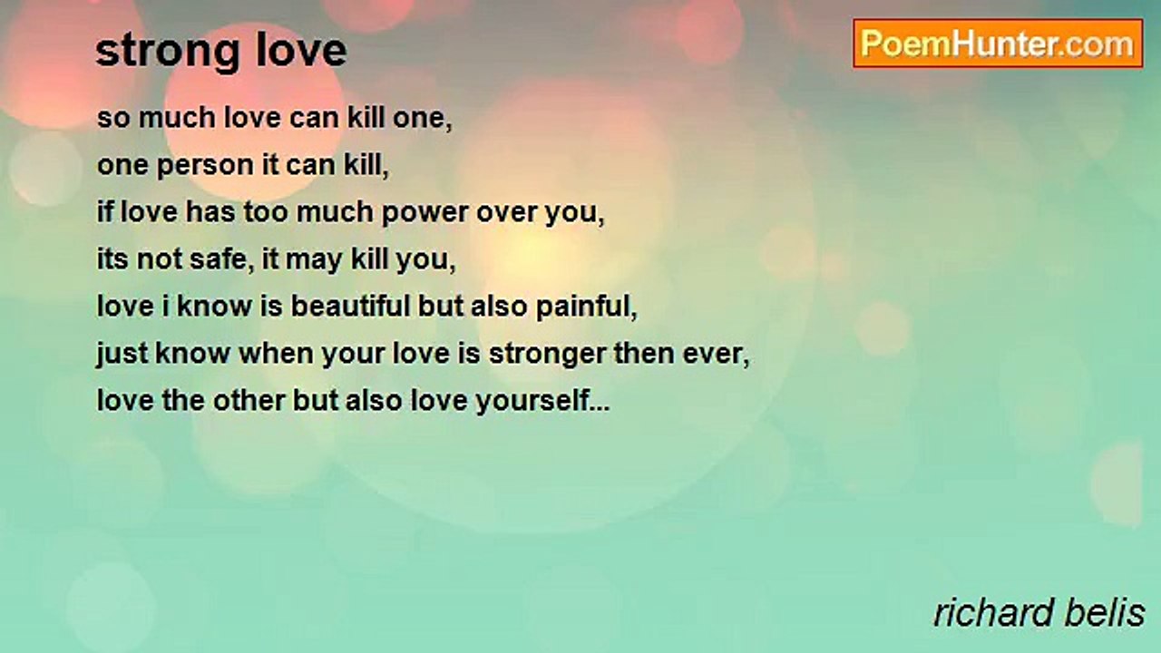 richard belis - strong love