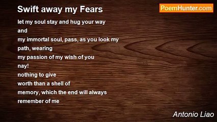 Antonio Liao - Swift away my Fears