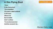 Romeo Della Valle - A Dim Flying Dust