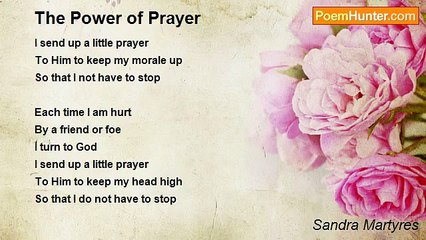 Sandra Martyres - The Power of Prayer