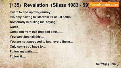 premji premji - (135)  Revelation  (Silssa 1983 - 99)