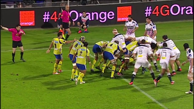 TOP14 - Clermont-Stade Français: Essai 1 Peceli Yato (CLE) - J11 - Saison 2014/2015