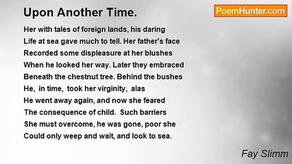 Fay Slimm - Upon Another Time.