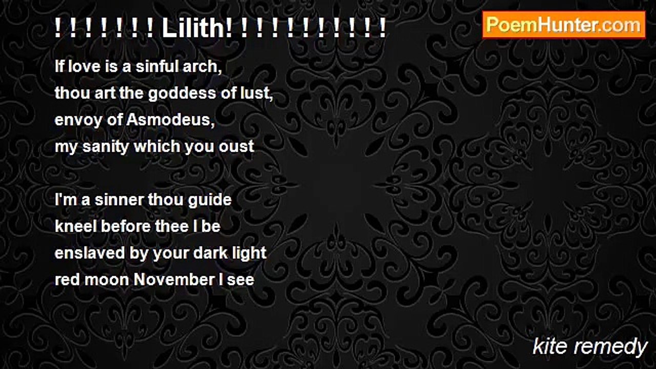 kite remedy - ! ! ! ! ! ! ! Lilith! ! ! ! ! ! ! ! ! ! !
