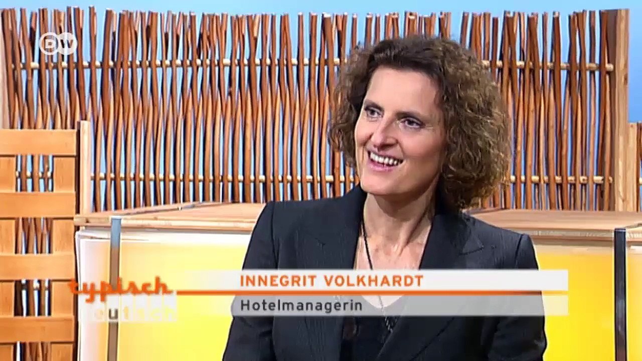 Typisch deutsch: Innegrit Volkhardt, Hotelchefi...