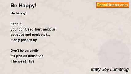 Mary Joy Lumanog - Be Happy!