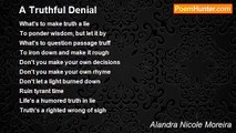 Alandra Nicole Moreira - A Truthful Denial