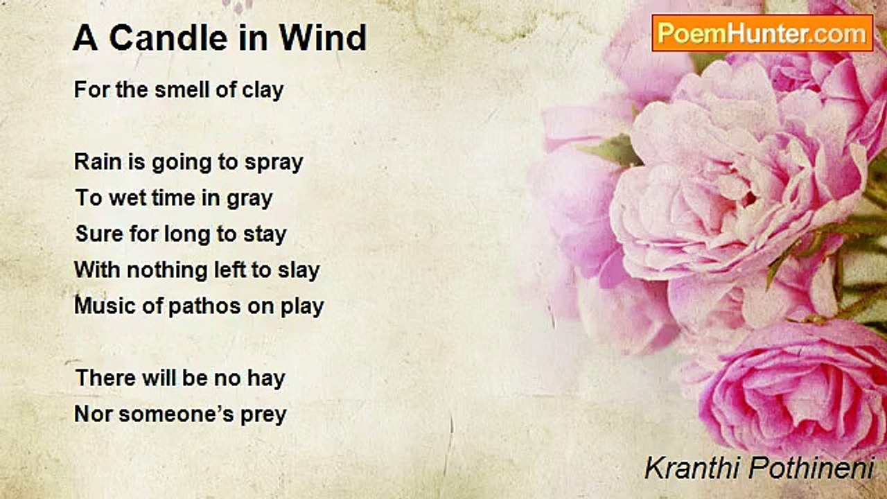 Kranthi Pothineni - A Candle in Wind