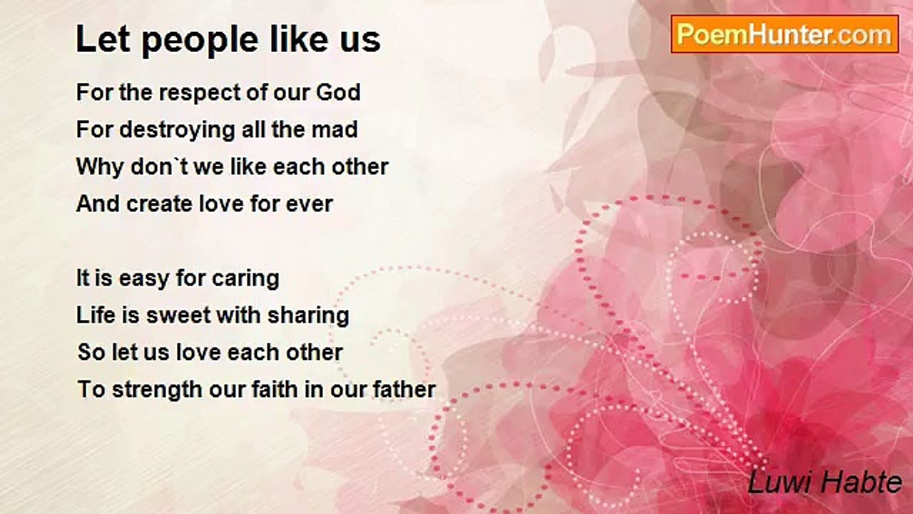 Luwi Habte - Let people like us