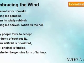 Susan T. Aparejo - Embracing the Wind