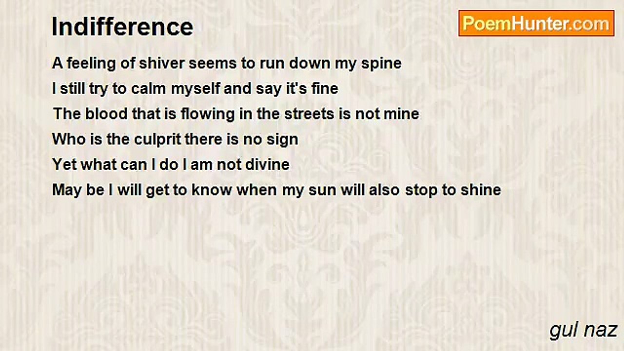 gul naz - Indifference