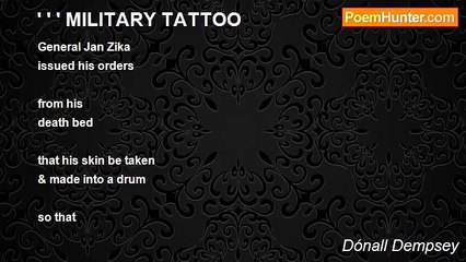 Dónall Dempsey - ' ' ' MILITARY TATTOO