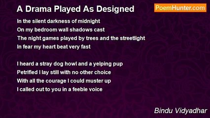 Bindu Vidyadhar - A Drama Played As Designed
