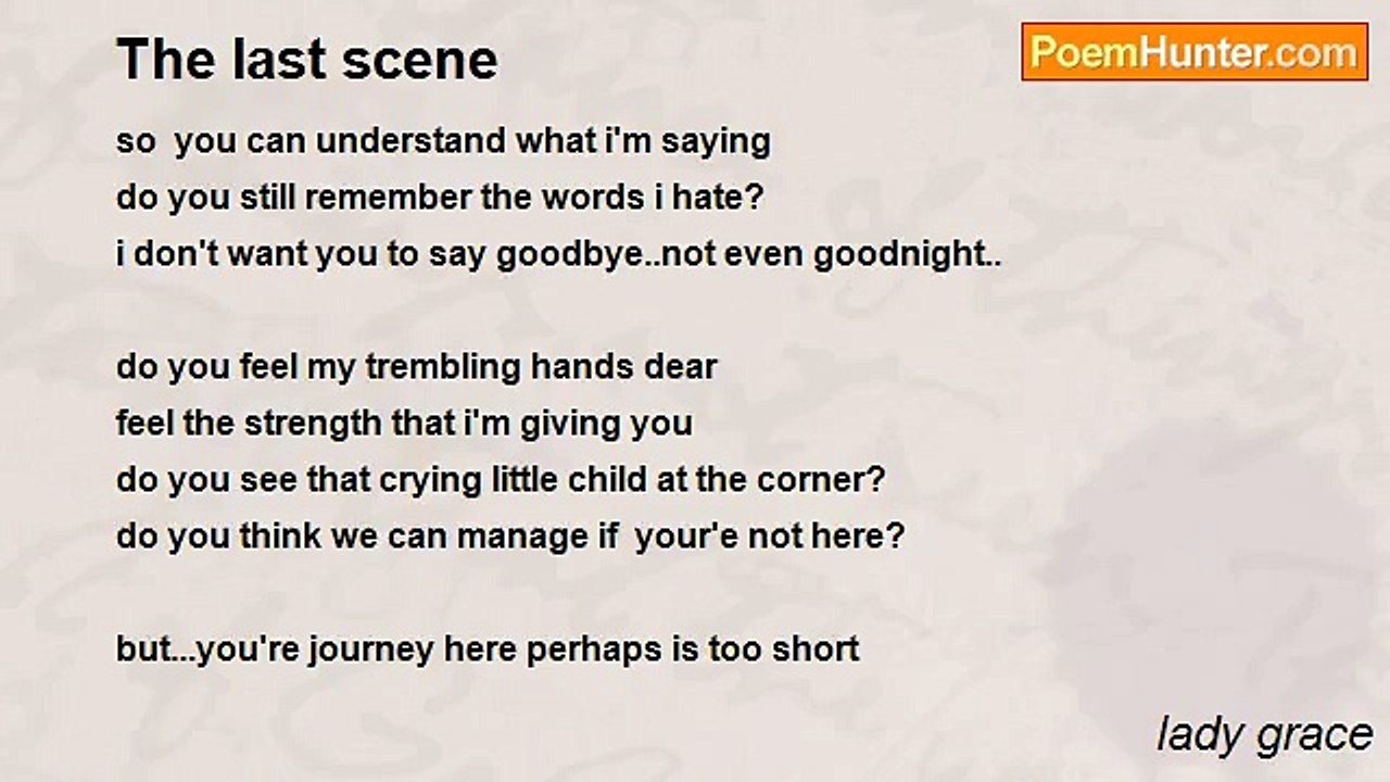 lady grace - The last scene