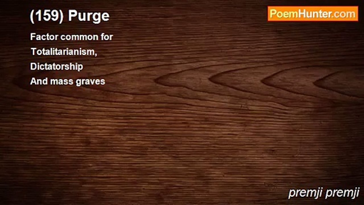 premji premji - (159) Purge