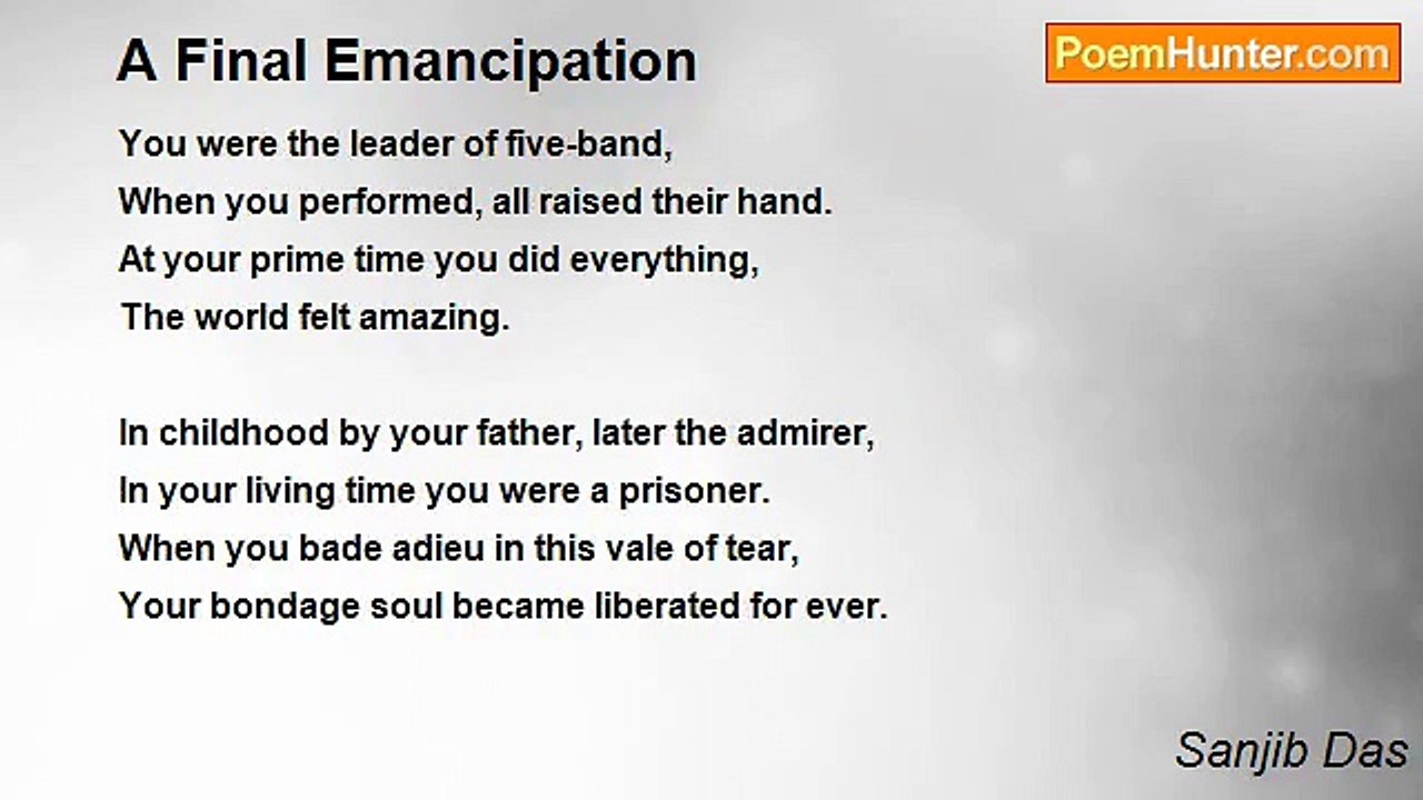 Sanjib Das - A Final Emancipation