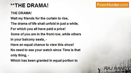 RAJ NANDY - **THE DRAMA!