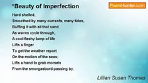 Lillian Susan Thomas - *Beauty of Imperfection