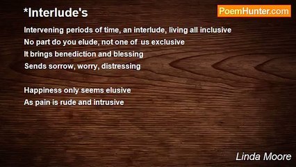 Linda Moore - *Interlude's