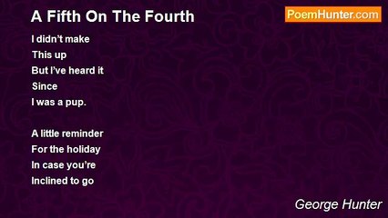 George Hunter - A Fifth On The Fourth