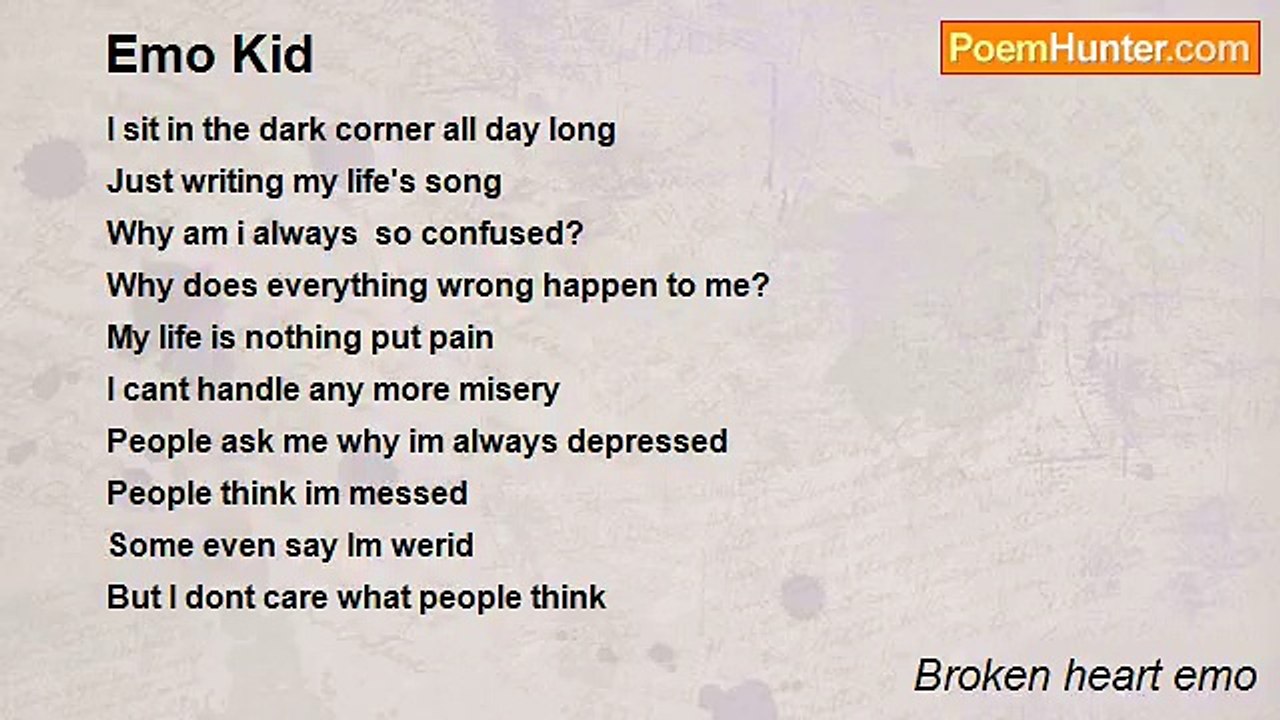 Broken heart emo - Emo Kid