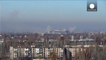 Erős bombázás volt a hétvégén Donyeckben