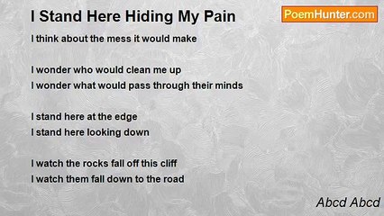 Abcd Abcd - I Stand Here Hiding My Pain