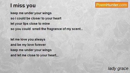 lady grace - I miss you