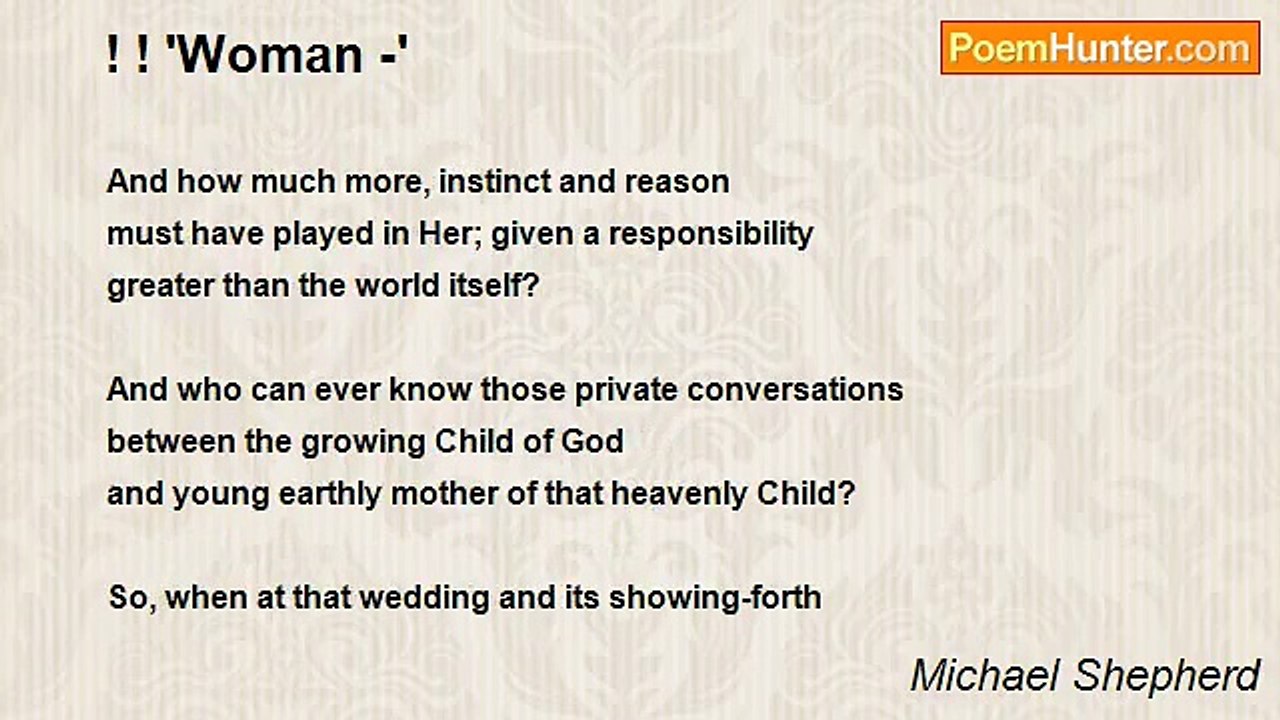 Michael Shepherd - ! ! 'Woman -'