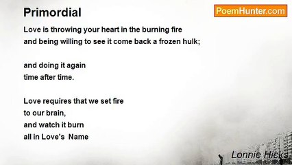 Lonnie Hicks - Primordial