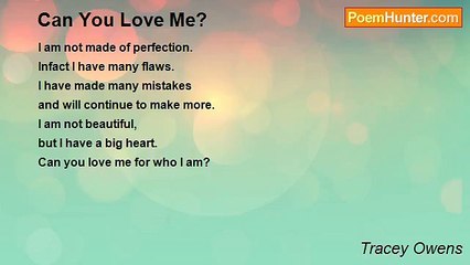 Tracey Owens - Can You Love Me?