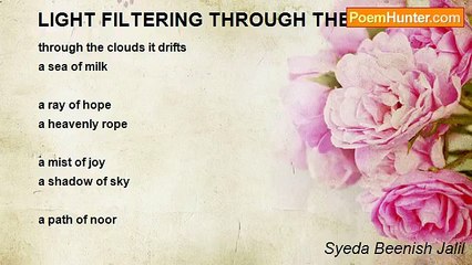 Syeda Beenish Jalil - LIGHT FILTERING THROUGH THE CLOUDS