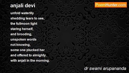 dr swami arupananda - anjali devi