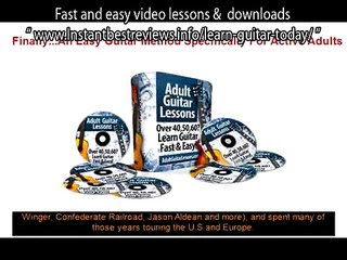 how to play electric guitar beginners lesson 1   Adult Guitar Lessons Fast and easy video lessons