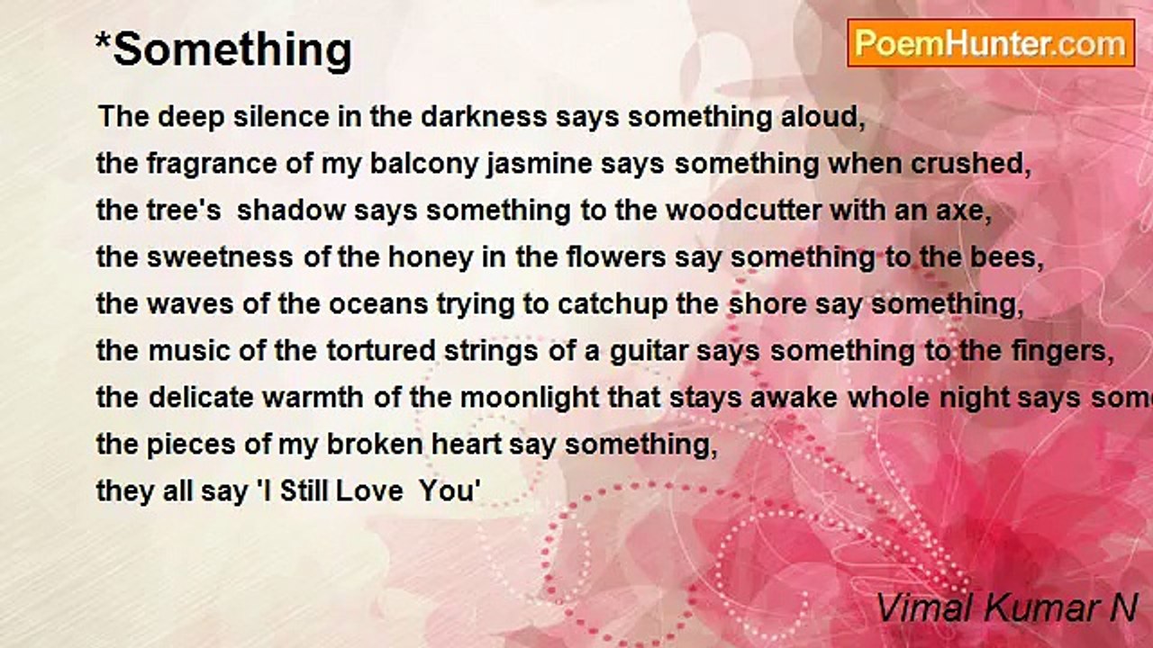 Vimal Kumar N - *Something